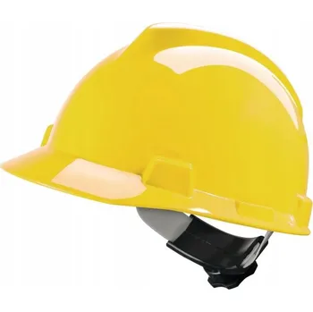 Pracovní přilba Přilba V-Gard žlutá bez ventilace. Fas-Trac