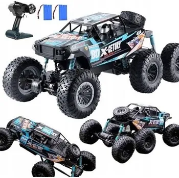 RC model auta MEGA VELKÝ JEEP AUTO TERÉNNÍ AUTO NA DÁLKOVÉ OVLÁDÁNÍ S OVLADAČEM 4x4 RC