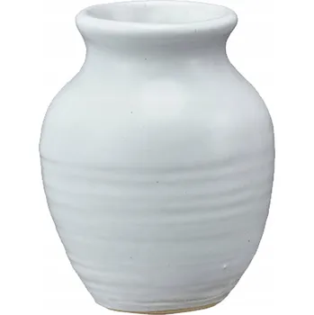 Váza KERAMICKÁ VÁZA BÍLÁ 8x6 VÁZIČKA