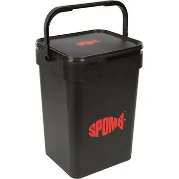 Pouzdro na rybářské vybavení Spomb Kbelík Camo Bucket 24l