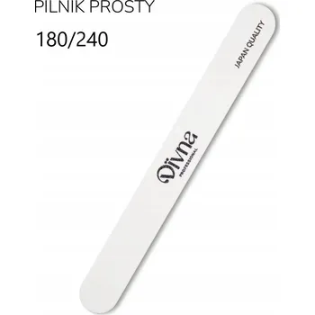 Sada rovných Pilník DIVNA , 10 kusů, zrnitost 180/240