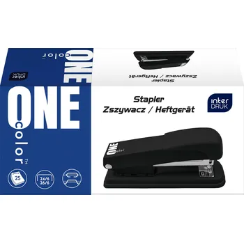 INTERDRUK KANCELÁŘSKÁ SEŠÍVAČKA ONE COLOR černá