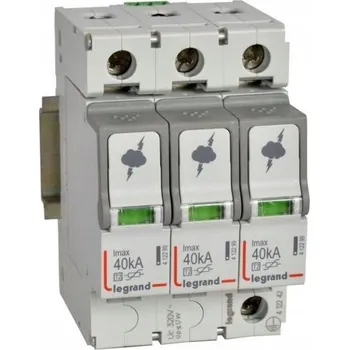 Přepěťová ochrana Přepěťová ochrana C Typ 2 3P 40kA 1,7kV ON 300 TT, TN (TNC, TNS) 412242