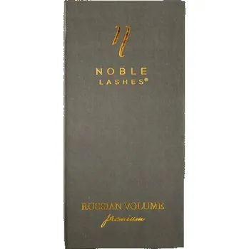 Umělé řasy Řasy pro prodlužování Noble Lashes Russian Volume C+ 0,05 mm černé