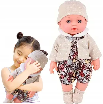 PANENKA MIMINKO VELKÁ INTERAKTIVNÍ MLUVÍ JAKO ŽIVÁ OBLEČENÍ PANENKA DO KOUPELE 30 CM