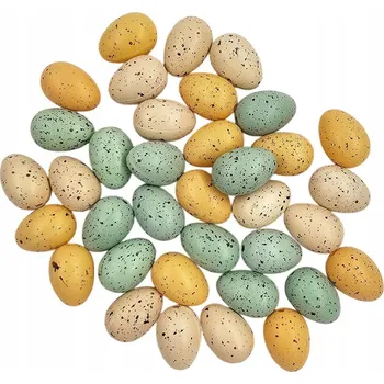 Velikonoční dekorace DEKORATIVNÍ VAJÍČKA s tečkami 2,5cm Velikonoce 36 Ks.