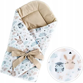 Zavinovačka Dětská zavinovačka s dvojitým zapínáním, oboustranná ZAVINOVAČKA ZAVINOVAČKA BAVLNA BabyU