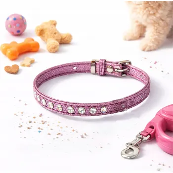 Obojek pro psa Kožený obojek pro psa Misio vel. XS/S