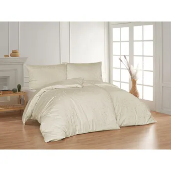 Povlečení Matějovský Victoria světle žlutá Mako damašek povlak 40/40