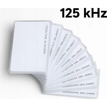 Karty zbliżeniowe Karta UNIQUE RFID 125kHz 100 Ks pro kontrolu přístupu