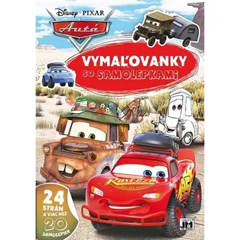 omalovánky Omalovánka A4+ CARS se samolepkami