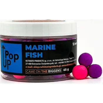 Boilies Nástraha Plovoucí kuličky Pop Up Ultimate Products Marine Fish 15 mm