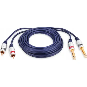 Audio kabel Kabel RCA - jack 6,3 mm Vitalco MK50 5 m