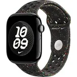 Apple Watch 49/46/45/44mm Midnight Black sportovní řemínek Nike M/L