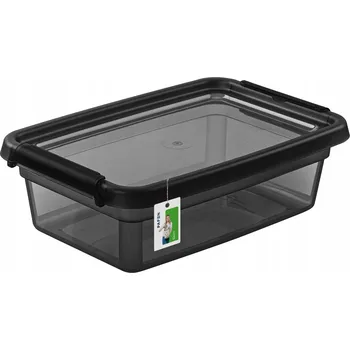 Dóza na potraviny Plastová nádoba 3 l uzavíratelná s víkem, krabička krabička