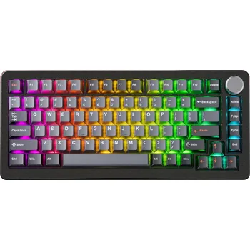 Klávesnice DrunkDeer A75 Pro Klávesnice mechanická s Rapid Trigger USB RGB PBT OEM TKL
