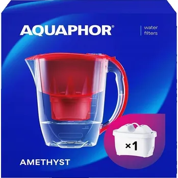 Filtrační konvice Filtrační konvice Aquaphor Amethyst 2,8 l červená