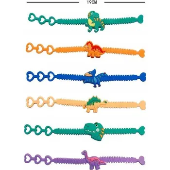 Náramek Dětský náramek s dinosaury, plastový