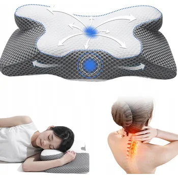 Polštář ORTOPEDICKÝ POLŠTÁŘ PRO SPANÍ NA BOKU, PROFILOVANÝ, Z PAMĚŤOVÉ PĚNY PRO NÁROČNÉ