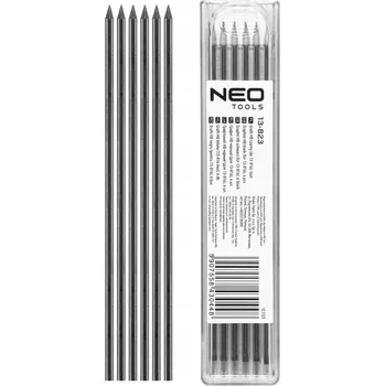 NEO TOOLS Grafitový hb černý (pro 13-816), 6 ks 13-823