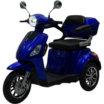 Elektrický invalidní skútr E-frej E3 Lithium 1443 elektrická tříkolka modrá