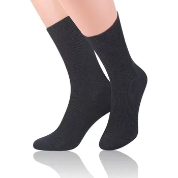 Pánské oblečení Netlačící ponožky 018 grafitová melanž 43-46