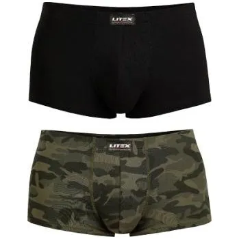 Pánské spodní prádlo Pánské boxerky Litex 9B530 tisk XXL