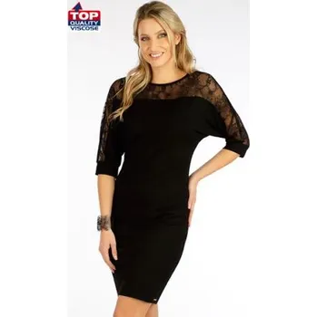 Dámské šaty Dámské šaty s 3/4 rukávem Litex 5F157 černá S