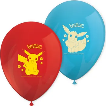 Procos Sada latexových balonků Pokemon 8 ks
