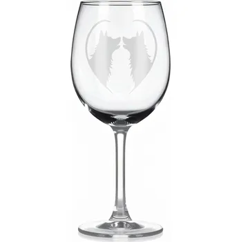Sklenice Sklenice na víno - Zamilovaný motiv 98