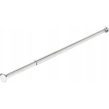 Tyč na sprchový závěs Rozpěrná sprchová tyč Sepio 125-220 x 22 mm, stříbrná