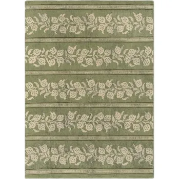 Koberec Moderní vlněný koberec Sanderson Annar forest green 148007 Brink & Campman 140 x 200