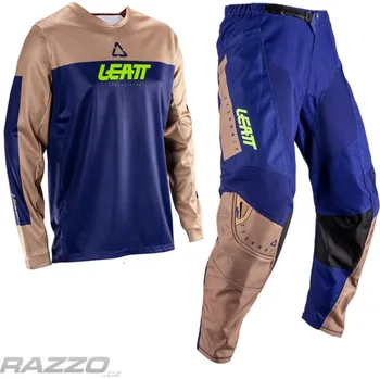 Moto kalhoty MX komplet LEATT Moto 3.5 Ride Kit Brown 2026 kalhoty 32 / dres M