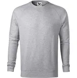 Merger mikina pánská - outlet S stříbrný melír