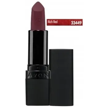 Rtěnka AVON Ultramatná rtěnka Rich Red (Sytě červená)