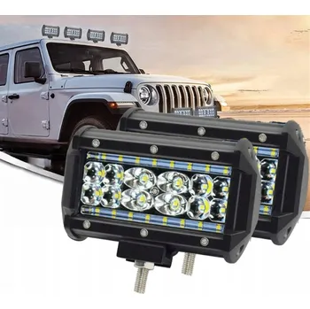 Přídavný světlomet Sada 2 x LED pracovní světlo / halogen 84W 12-24V 28LED - SADA