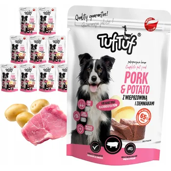 Krmivo pro psa TUF TUF SASZETKA MLETÉ VEPŘOVÉ S BRAMBORAMI 300G 10 Ks.