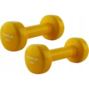 Činky litinové pevné HMS 2x 1 kg