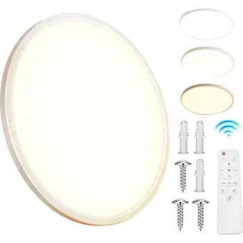 STROPNÍ SVÍTIDLO stropní svítidlo LED 24W KULATÝ SVĚTELNÝ NÁSTĚNNÝ PANEL S DÁLKOVÝM OVLÁDÁNÍM