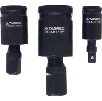 Úderové kulové klouby 1/2", 3/8", 1/4", sada 3 ks, TA4211