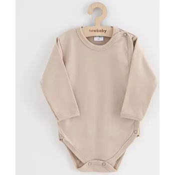 Kojenecké oblečení Dětské celorozepínací body new baby classic ii světle béžové