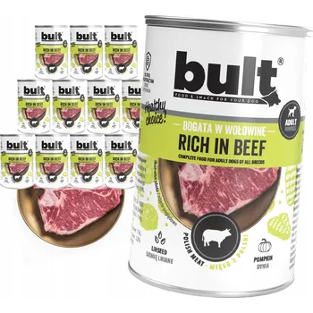 Krmivo pro psa BULT KONZERVA S HOVĚZÍM MASEM 400G 12 Ks