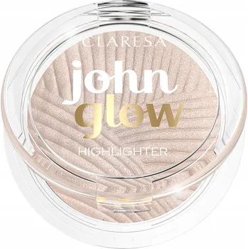 Rozjasňovač Jeden minerální rozjasňovač Claresa JOHN GLOW zlatý 03 THINK PINK 8 g