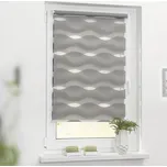 Roleta Den a Noc šedá 45x150 cm