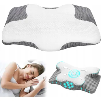 Polštář Ortopedický Polštář Pro Spaní NA ZÁDECH BŘICHU BOKU Pěna 60x34cm