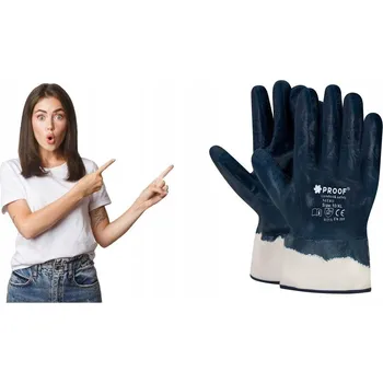 Pracovní rukavice Rukavice Proof PRACOVNÍ RUKAVICE NITRO velikost 10 - XL 1 pár
