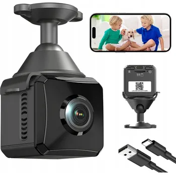 IP kamera MINI ŠPIÓNÍ KAMERA WIFI 1080P DETEKCE POHYBU ŽIVÝ NÁHLED 7 DNÍ