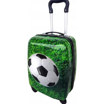 Dětský kufr MPMAX vícebarevný fotbalový míč 32 l 4 kolečka