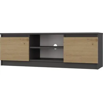 Televizní stolek FALCO TV stolek Malvína 120 Odstín: Antracit/dub artisan