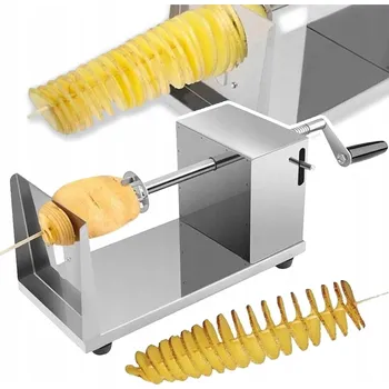 Kráječ zeleniny Strojek na spirálové brambory nerezová ocel